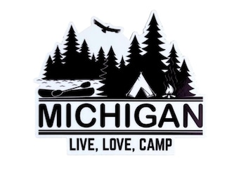 Michigan Live Love Camp- Printed Decal