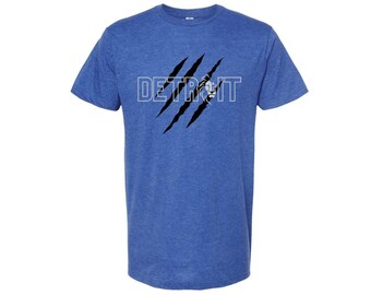 Detroit Tshirt- Heather Royal