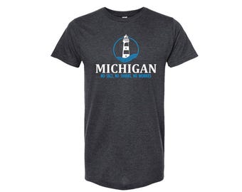 Michigan Lighthouse- No Salt- No Sharks- No Worries- Lighthouse- Unsalted- Michigan- Great Lakes