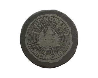 Slate Coasters: Up North Michigan