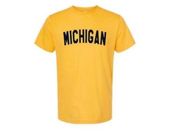 Michigan -Arch Navy- Camiseta Amarela