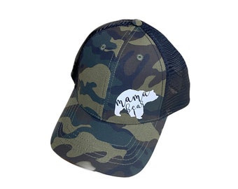 Womans Hat- Mama Bear Camo