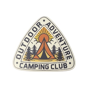 Outdoor Adventure- Camping Club Aufkleber