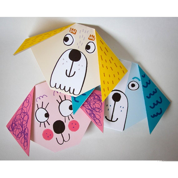 Post It Note Origami Animals