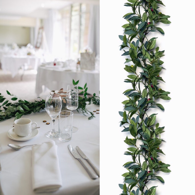 Wedding Garland Greenery Garland Olive Branch Garland Etsy UK