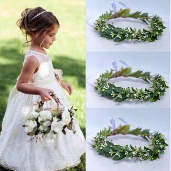 Baby S Breath Flower Crown Bridal Flower Crown Etsy