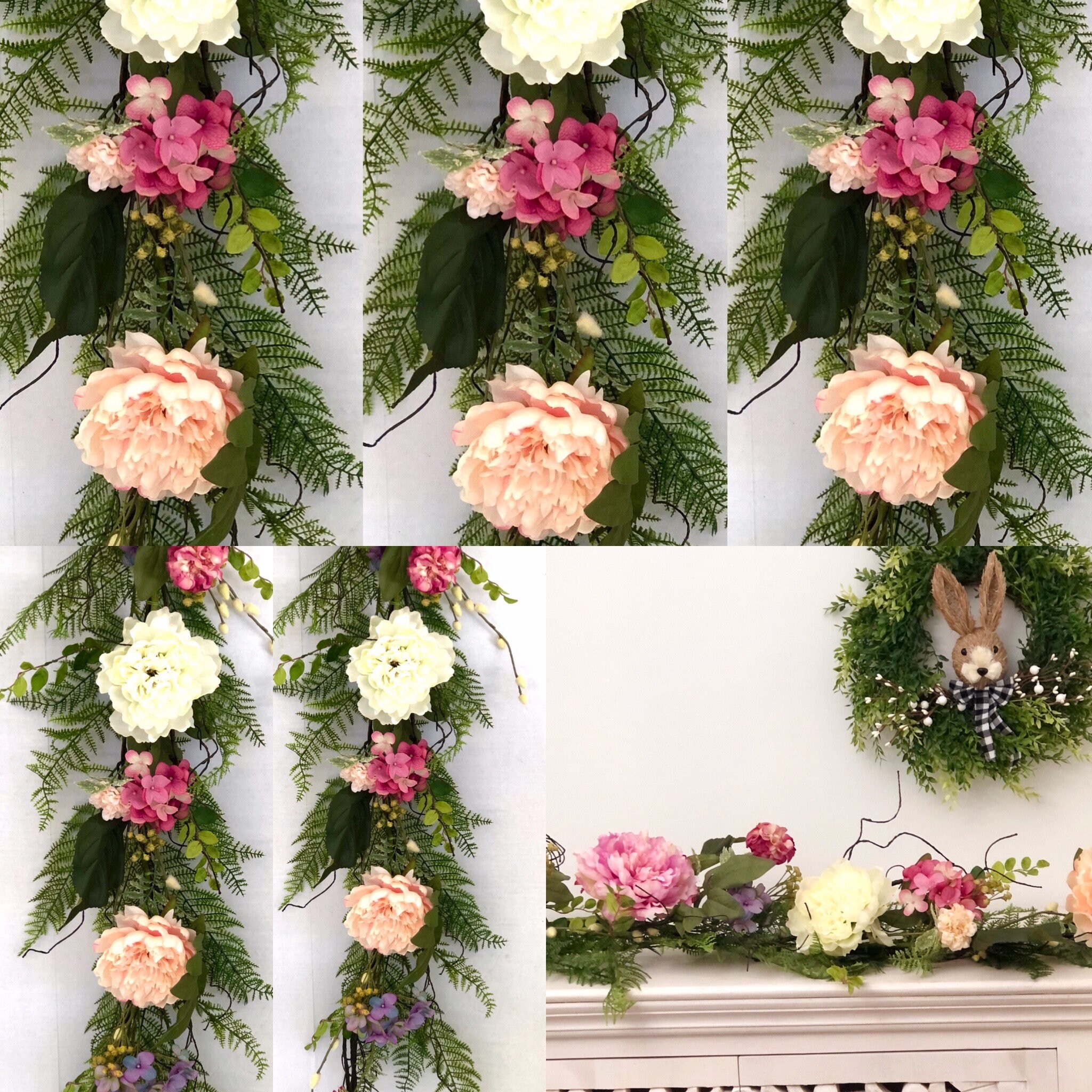 Frühling Girlande Blume Girlande Ostern Herzstück Pfingstrose | Etsy