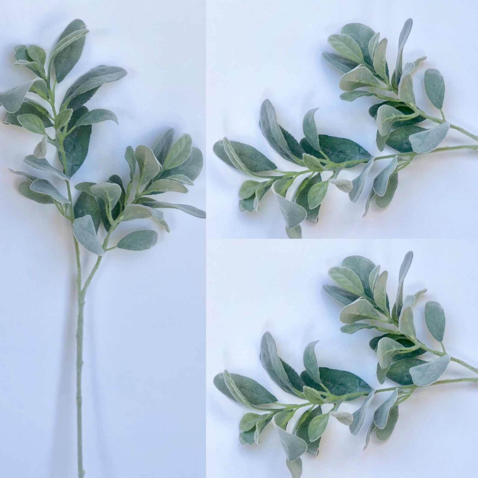 28 tall Lamb Ear Stems Silk Lambs ear flowers Artificial Lambs Etsy