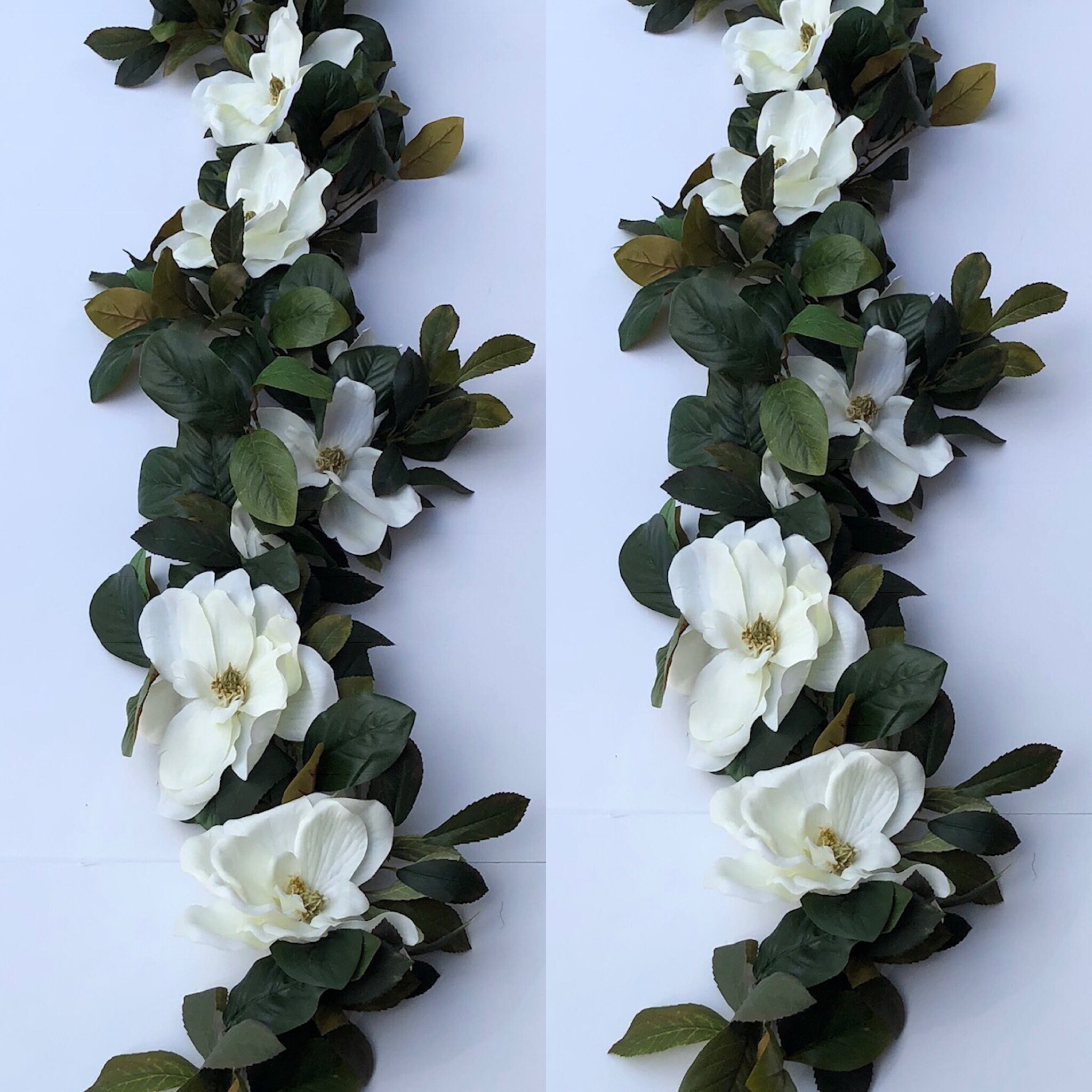 Magnolia Garland, Magnolia Leaf Garland, Eucalyptus ...