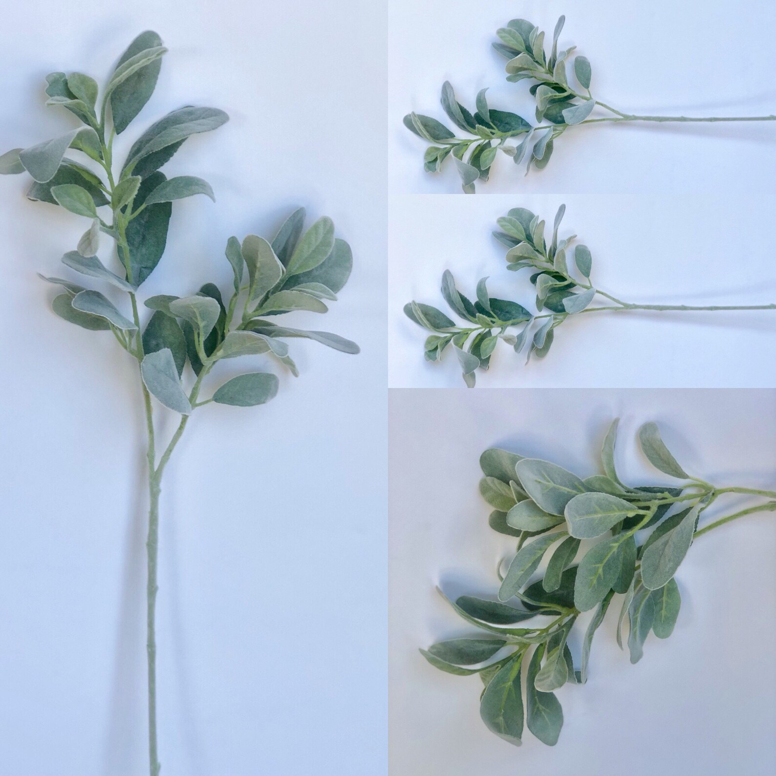 28 tall Lamb Ear Stems Silk Lambs ear flowers Artificial Lambs Etsy