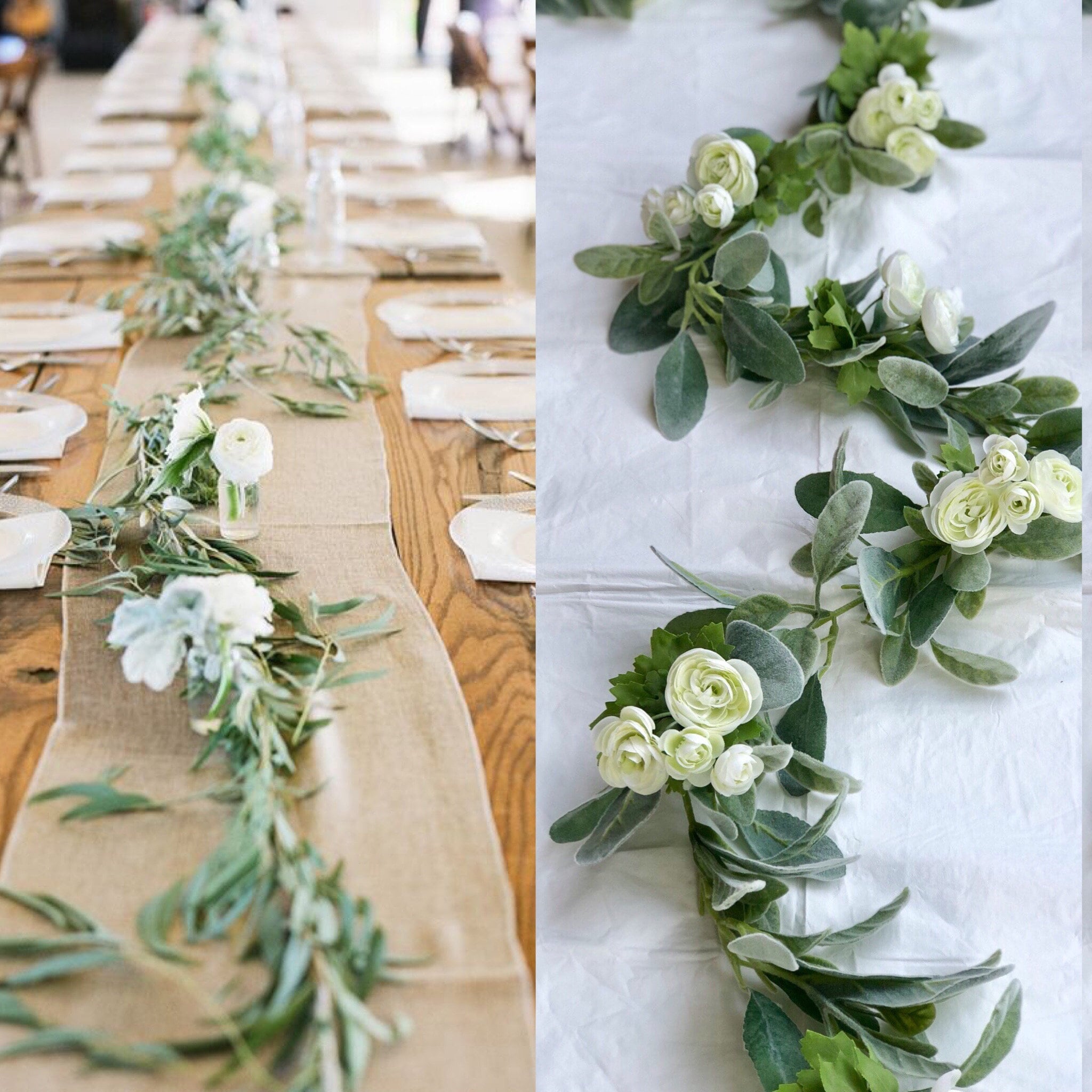 Wedding Garland Greenery Garland Lamb's ear Garland Etsy