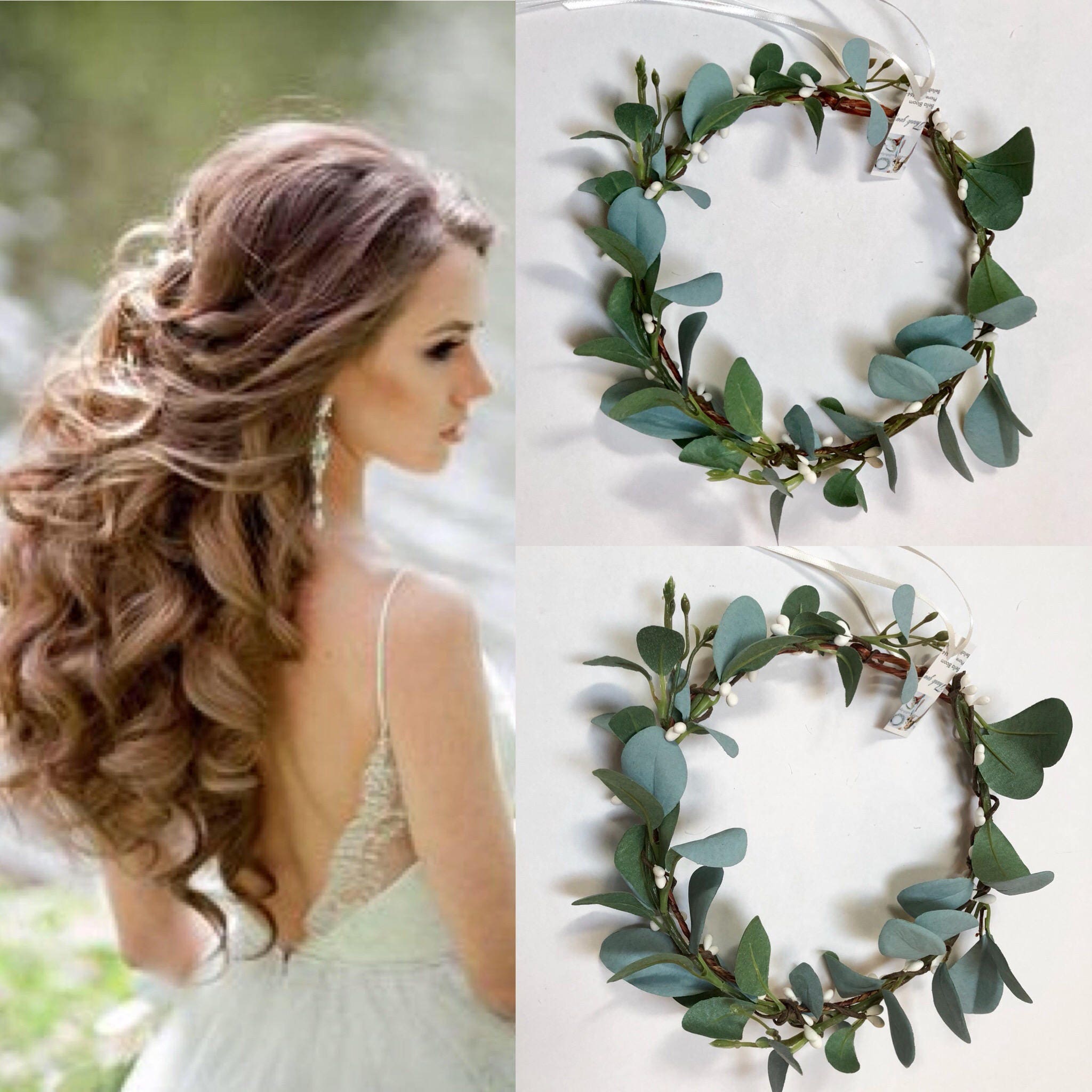 eucalyptus flower crown