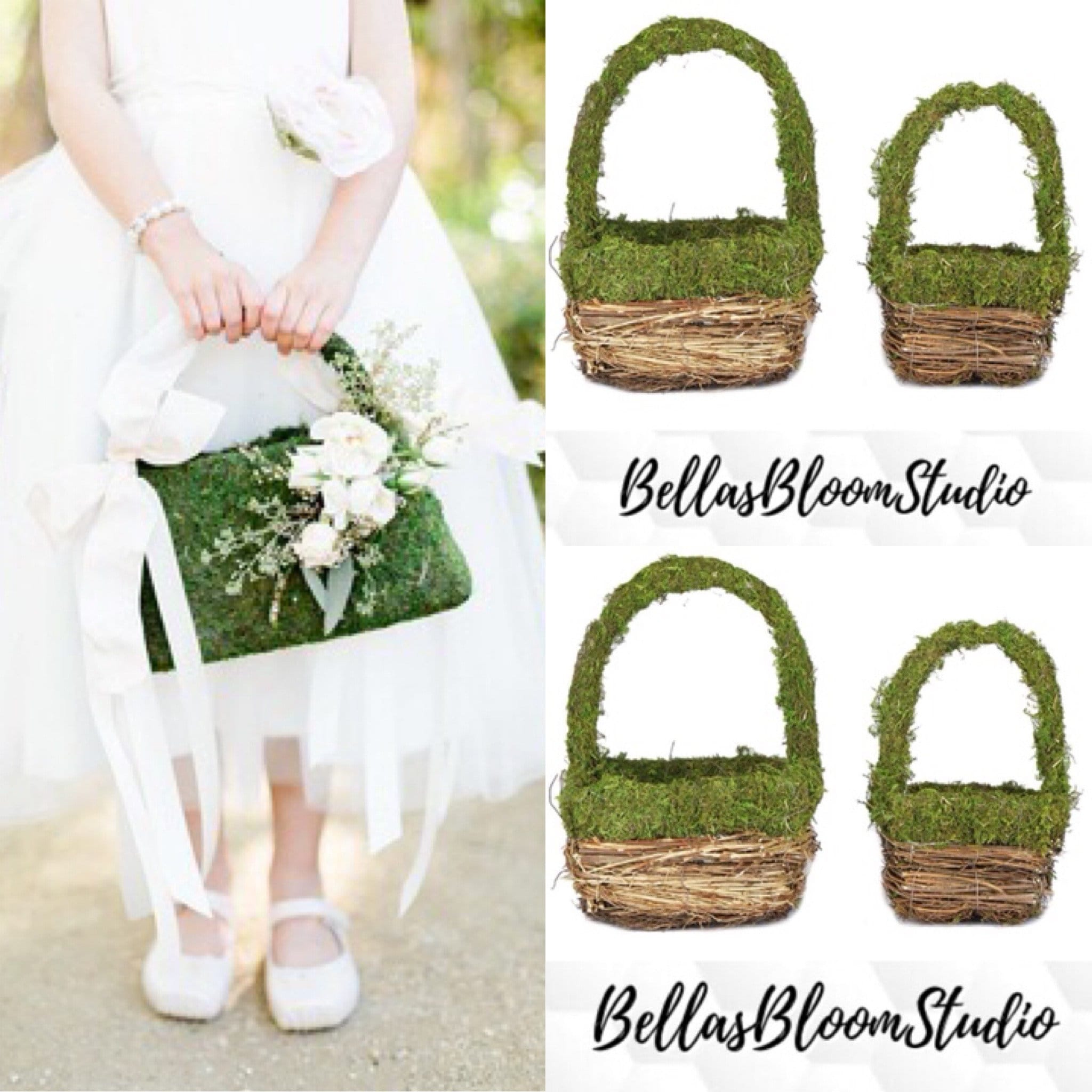 small flower girl baskets