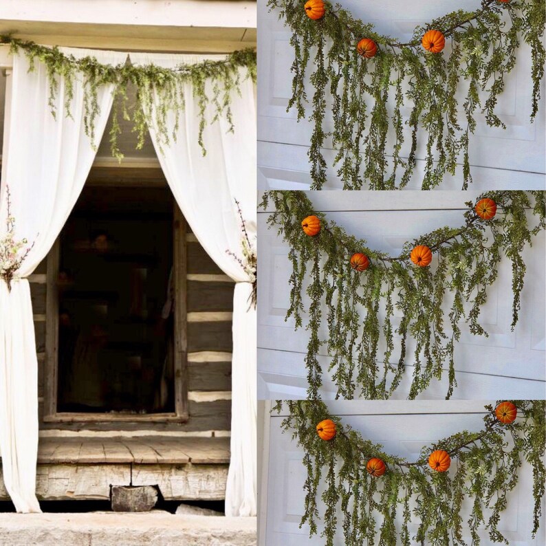Pumpkin Banner Garland for Fall Autumn Thanksgiving Day Decor,Halloween Party,Table Mantle,Home Decor,Baby Shower Party,Pumpkin Themed Party Decorations