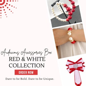 Red & White Accessory Collection