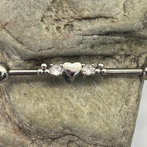 Hartkristal CZ kralencluster | Steiger/industriële piercinghalter | VK-verkoper | Pretty-oorpiercing | Ongewone piercingsieraden