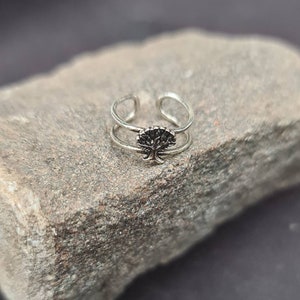 Tree of Life Sterling Silver Ear Cuff Ring - No Piercing Required - UK Seller