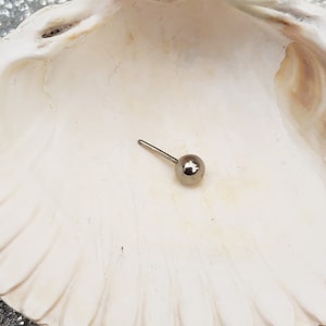 Threadless | Plain Spare Ball End | Implant Grade Titanium | Piercing Attachment ONLY | UK Seller | Push Pin Body Jewellery | Body Piercings
