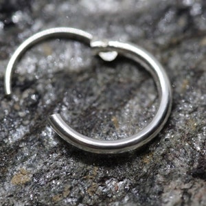Sterling Silver Nose Ring | Nostril Body Piercing Jewellery | Real 925 Sterling Silver | UK Seller