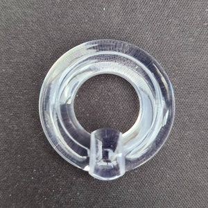 Clear Acrylic Heavy Gauge Ball Closure Ring Single Piece UK Seller Etsy Canada