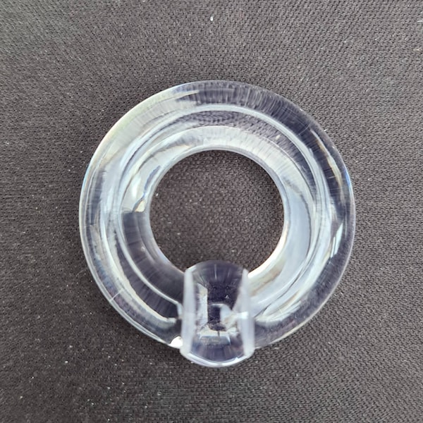 Clear Acrylic Heavy Gauge Ball Closure Ring - Single Piece - UK seller