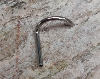 Threadless - Titanium Nose Stud Nostril Screw Back for Push Pin / Threadless Attachments - Implant Grade - UK seller