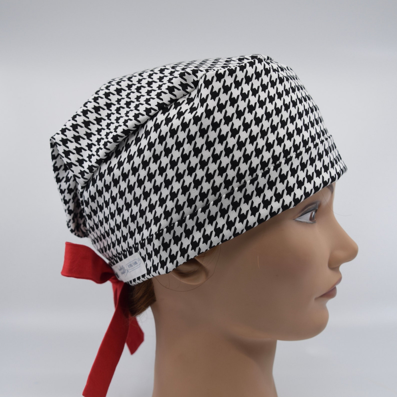 houndstooth scrub top