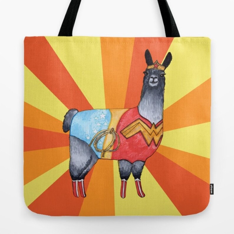 Wonder Woman Llama Bag
