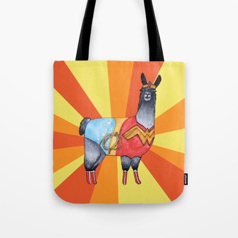 Wonder Woman Llama Bag