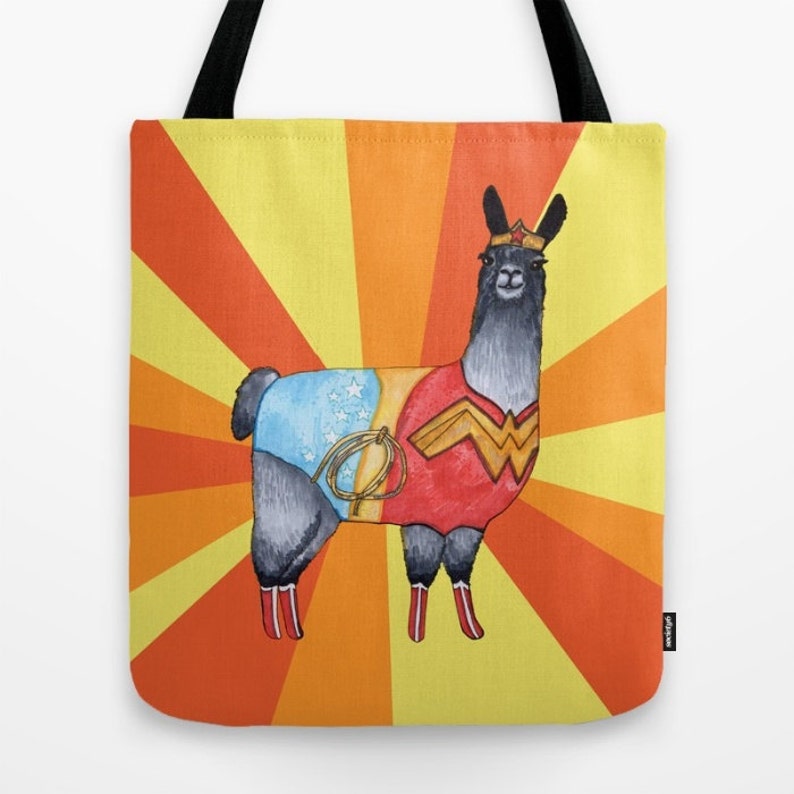 Wonder Woman Llama Bag