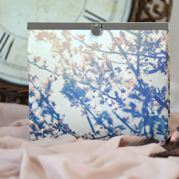 Am Abend Handtasche - Abendtasche - Clutch Geldbörse - kleine Geldbörse - romantisches Geschenk - einzigartiges Geschenk für sie - Wald Hochzeit Geldbeutel - Hochzeit Kupplung