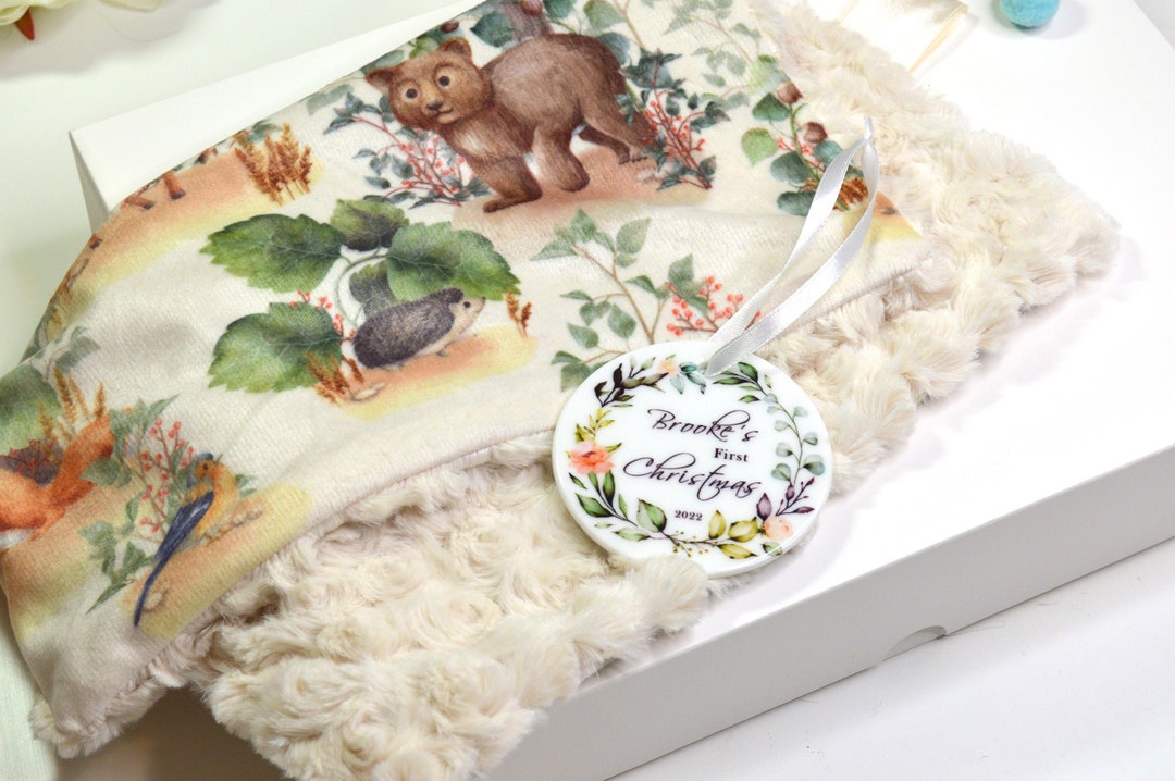 Personalized Baby First Christmas Gift Box, Baby's First Christmas