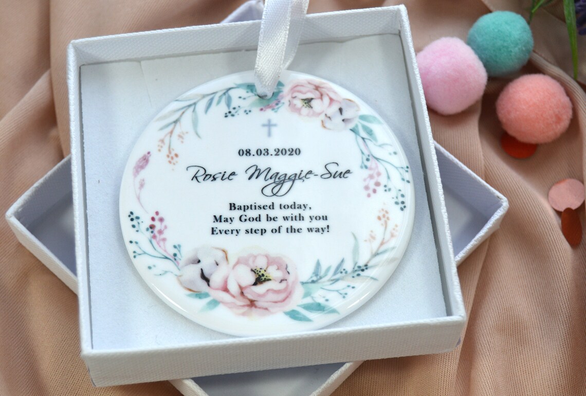Christian baptism gift from Godmother Godfather Godparents | Etsy