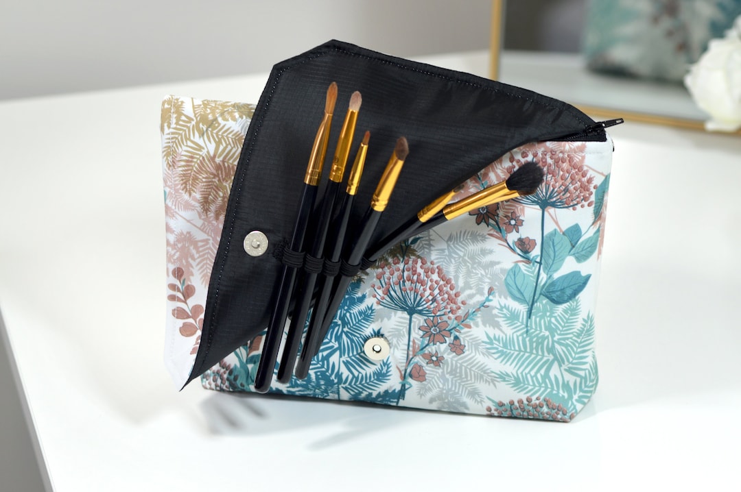 Makeup Bag With Brush Holder Mother in Law Gift Christmas Etsy
