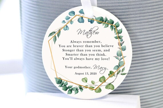 Baptism gifts for baby boy from godmother 2025