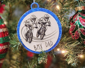 BMX Dad Ornament