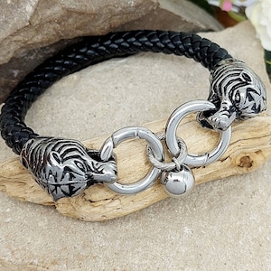 Tiger Urn Bracelet for Ashes | Cremation Jewelry for Men or Women | Ash Urn Bracelet | Urn Jewelry for Cremains | Cremation Bracelet