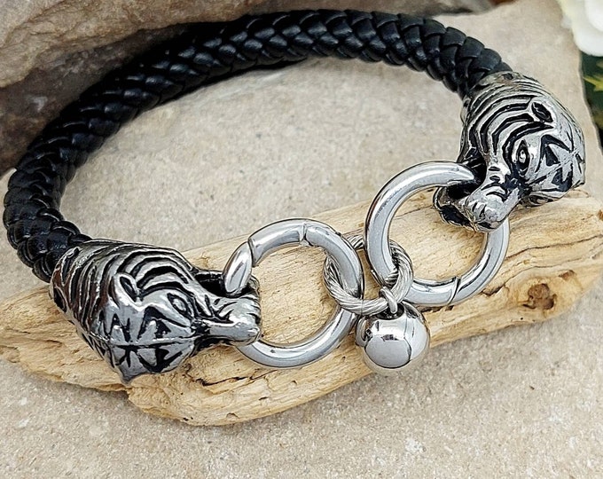 Tiger Urn Bracelet for Ashes | Cremation Jewelry for Men or Women | Ash Urn Bracelet | Urn Jewelry for Cremains | Cremation Bracelet