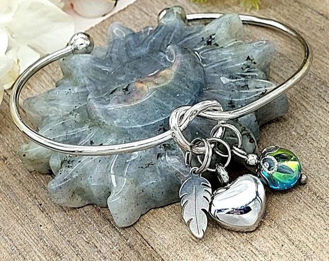 Infinity Knot Cremation Urn Bracelet | Cremation Jewelry | Bracelet for Ashes | Feather Urn Jewelry for Ash | Ash Holder | Ashes Bracelet