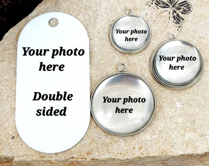Picture Pendant Necklace • Memorial Photo Jewelry • Add a Personalized Picture to any Pendant in My Shop Thoughtfull keepsake Jewelry