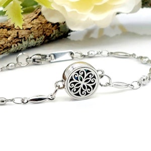 Mini Cremation Jewelry Bracelet for Ashes | Tiny Urn Locket | Minimalist Memorial Jewellery | Small Keepsake Locket Urn for Ashes Jewelry