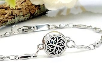 Mini Cremation Jewelry Bracelet for Ashes | Tiny Urn Locket | Minimalist Memorial Jewellery | Small Keepsake Locket Urn for Ashes Jewelry