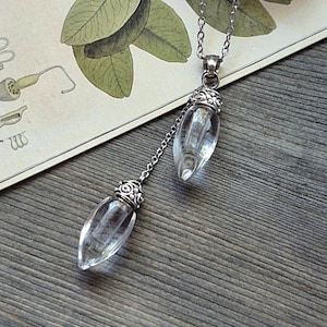 Double Teardrop Urn Necklace: Cremation Jewelry for Women | 1, 2 or 3  Urns Necklace | Memorial Jewelry | Ashes Pendant | Sympathy Gift