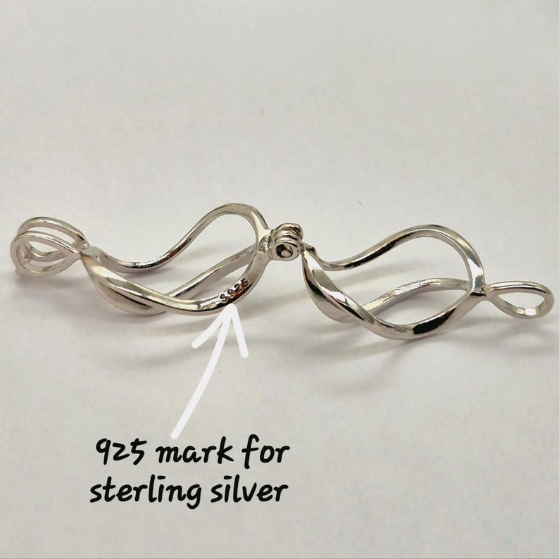 Collar con urna en forma de lágrima de plata de ley con esfera de cristal (color a elegir) / Medallones conmemorativos / Joyería con colgante de cristal para cenizas de cremación / Regalo de condolencia imagen 13