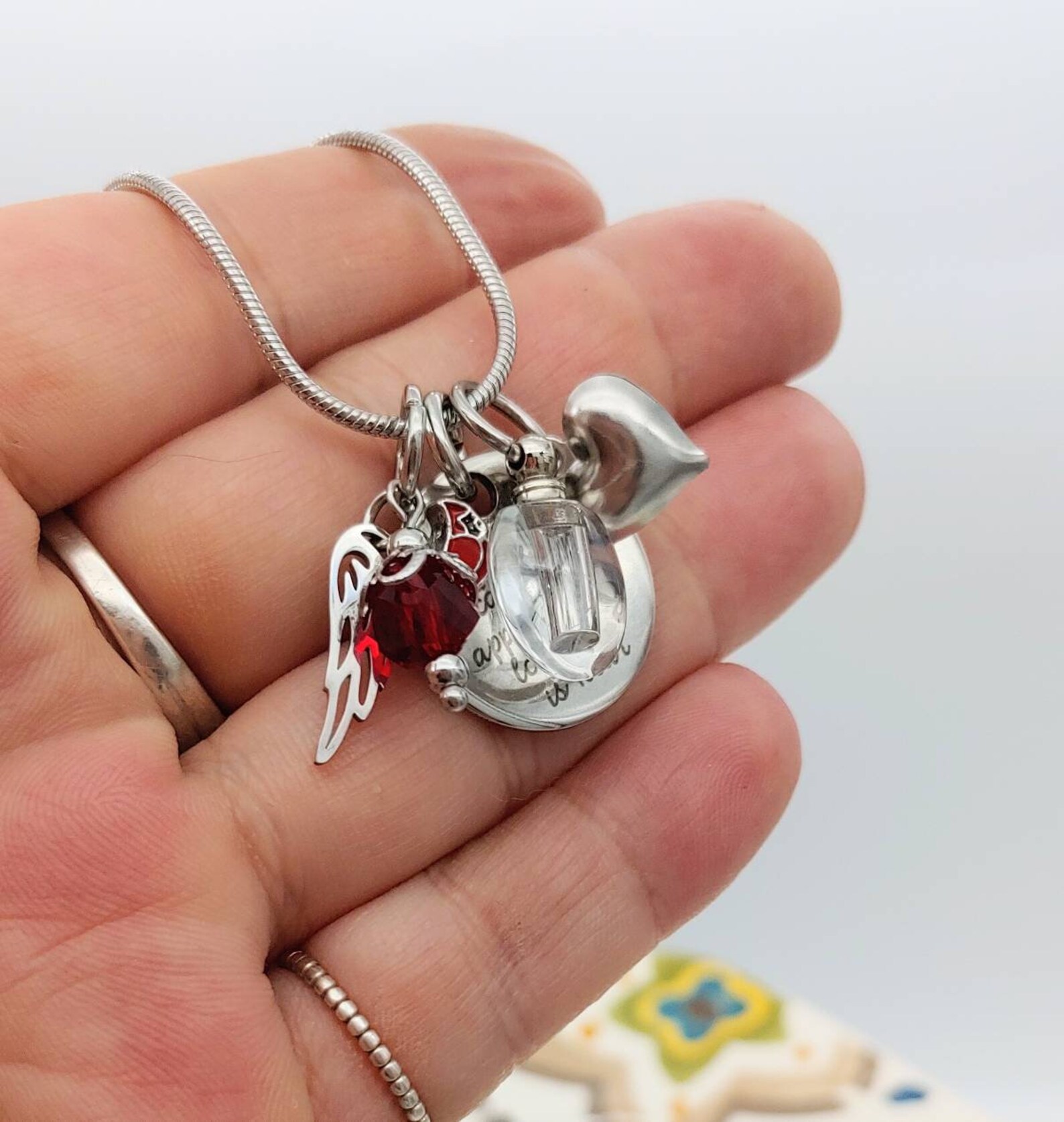 Cardinal Urn Necklace Urn Pendant Cremation Jewelry Urn Etsy