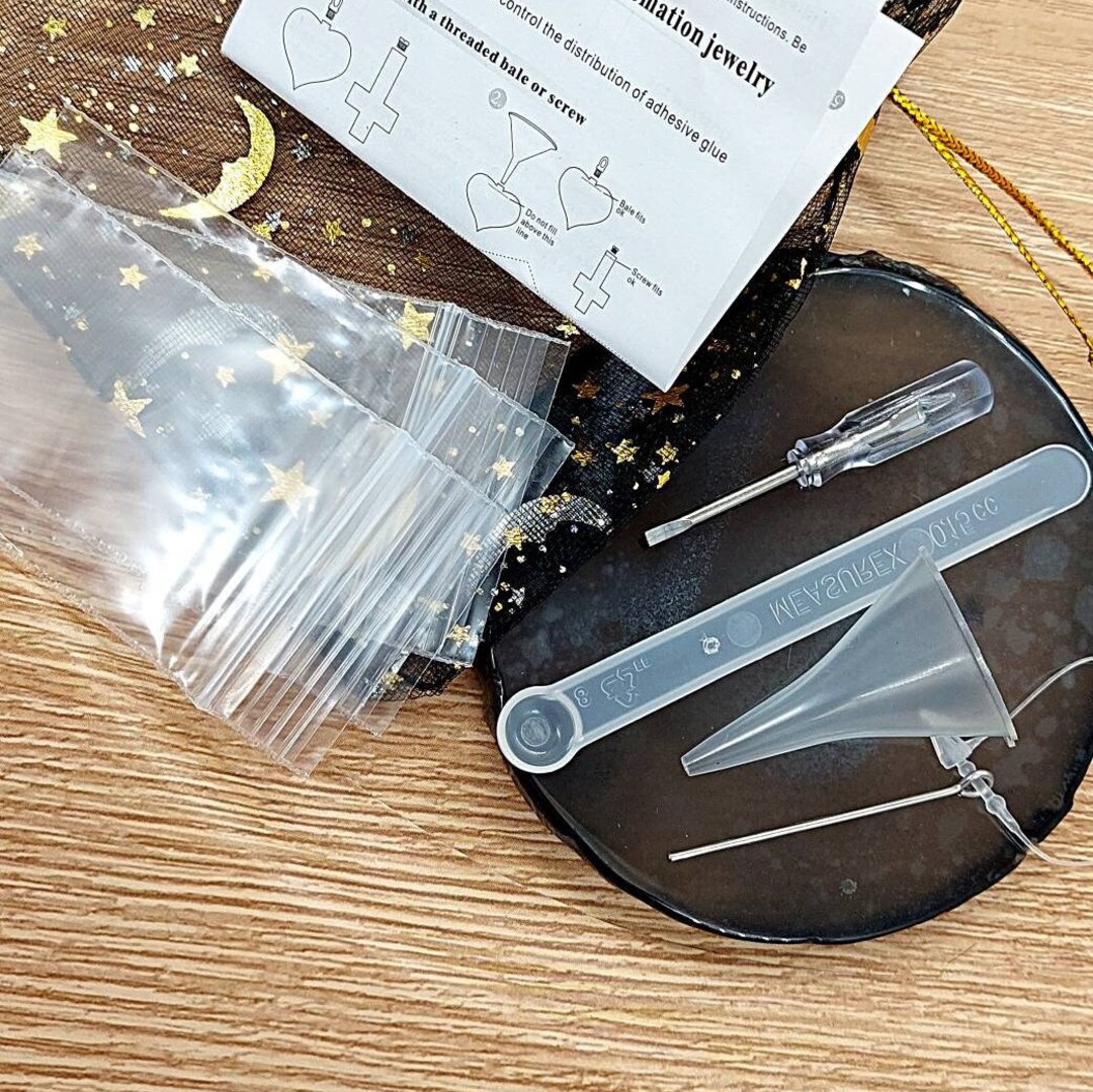 Keepsake Jewelry Fill Kit Cremation Jewelry Fill Kits Mini Funnel for Jewellery Etsy