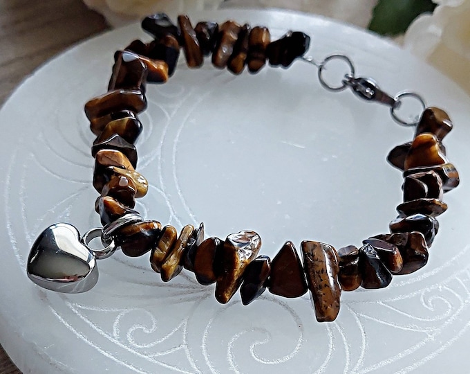 Tigers Eye Cremation Ashes Bracelet | Urn Bracelets, Memorial Jewelry for Ash Remains