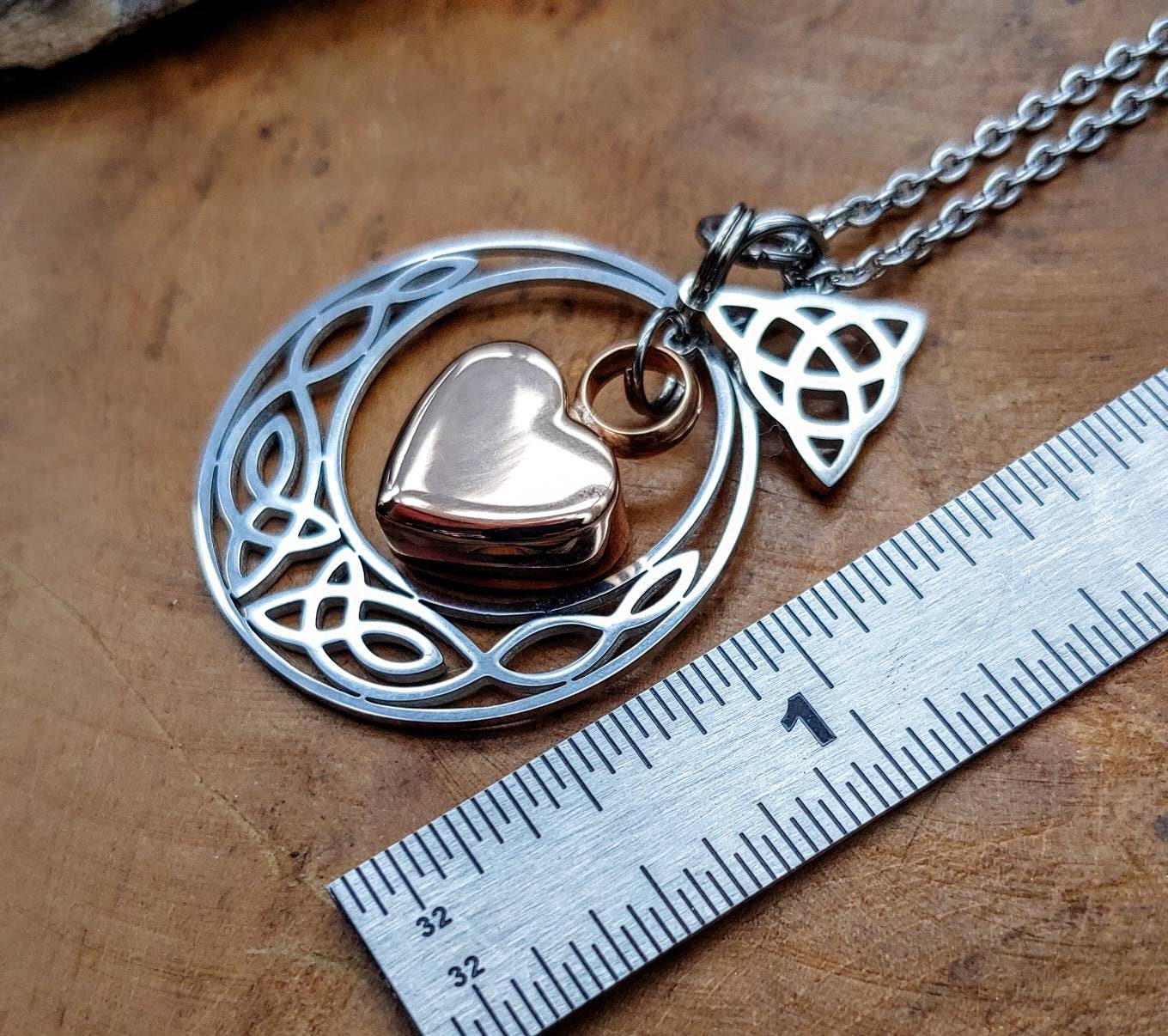 Celtic Knot Urn Necklace Circle of Life Urn Cremation Jewelry Urn