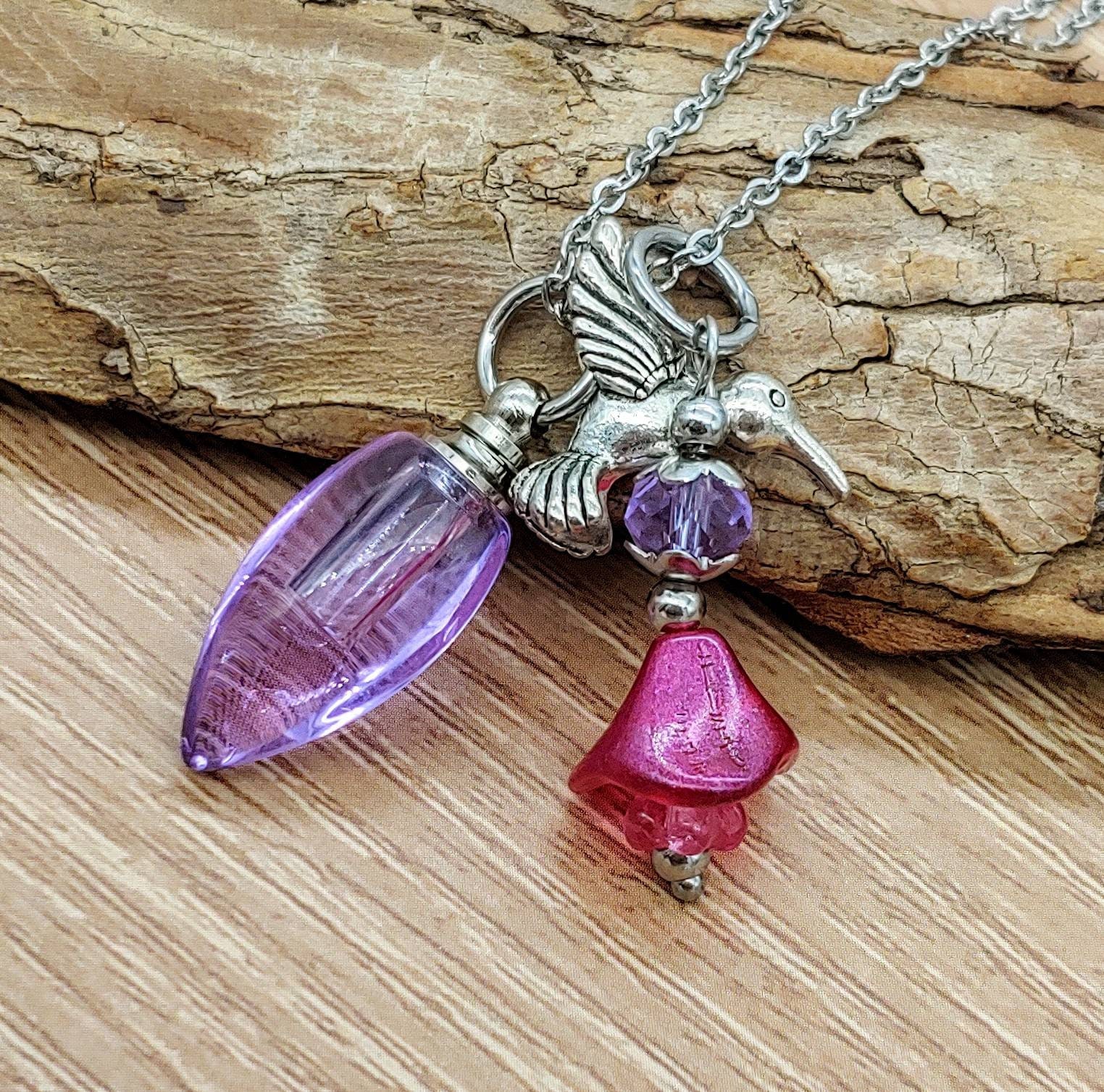 Hummingbird Urn Necklace for Ash Cremation Jewelry Humming Etsy