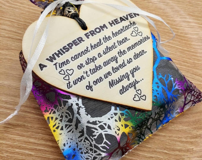 Memorial Jewelry Gift Wrap kit, A "Whisper from Heaven"